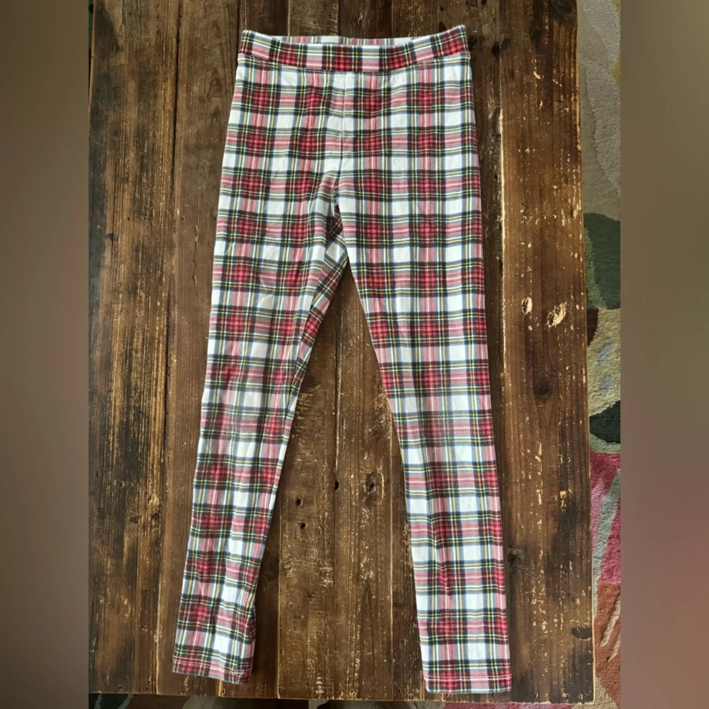 Crewcuts Girl’s Leggings Snowy Tartan